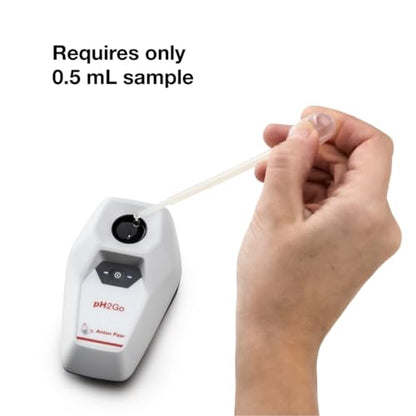 pH2Go - Digital pH Meter by Anton Paar - Glass-Free ISFET Sensor, Guided Calibration (ATC), High Accuracy, App Connected (iOS/Android) | Hydroponics, Aquarium, Pools, Water, Brewing, Winemaking