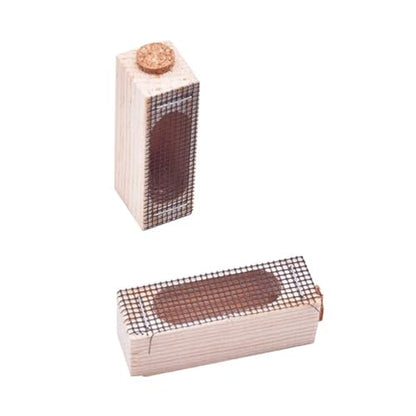 Queen Bee Cage 20pcs Wooden Mutil-Functional Beehive Rearing Cell Bees Queen Post Prisoner, Beekeeping Tools for Beekeeping Supplies