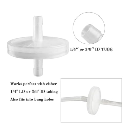 5pcs/lot Sanitary Air Filter Inline Air Filters For Aeration System Fermentation Aeration Oxygenation Beer joyful