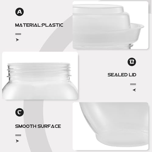SHINEOFI Pickle Jar with Airtight Seal and Inner Lid Multi-function Vegetable Storage Container for Pickling Fermenting and Food Preservation Kitchen Storage for Kimchi and Dried Fruit