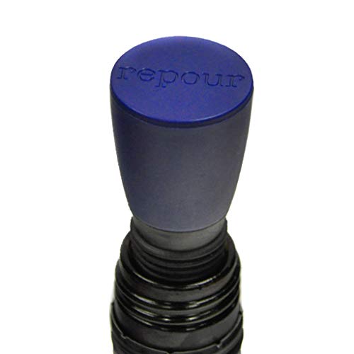Repour Wine Saver and Stopper - Removes Oxygen, Preserving and Keeping Wine As Fresh As The Day The Bottle Was Opened (10-Pack) - color: Blue, size: 10-Pack