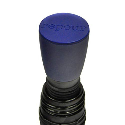 Repour Wine Saver and Stopper - Removes Oxygen, Preserving and Keeping Wine As Fresh As The Day The Bottle Was Opened (10-Pack) - color: Blue, size: 10-Pack