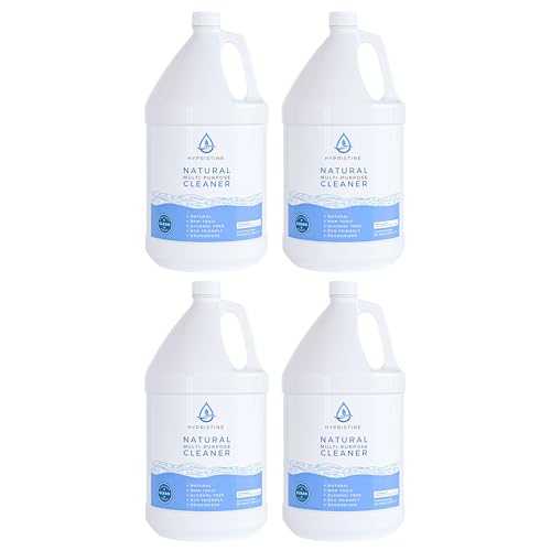 HYPRISTINE Natural Multipurpose Surface Cleaner, 128 fluid Ounce Bottle, 4 Pack - size: 128 Fl Oz (Pack of 4)