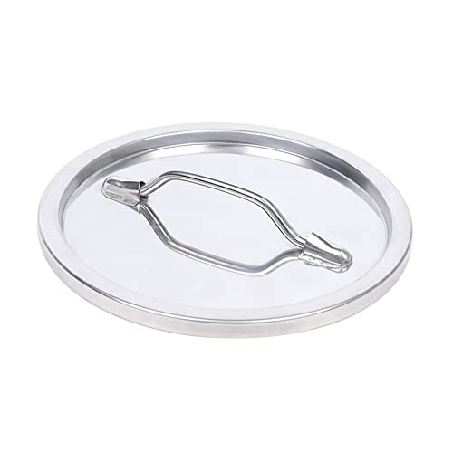 LOYALHEARTDY Stainless Steel Milk Bucket Lid, Durable Universal Lid with Embedded Silicone Seal Ring for 12L/20L/30L/40L/50L/60L Milk Bucket - color: Lid