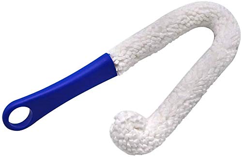 2 Pieces Decanter Cleaning Brush Bottle Cleaner Brush for Narrow Neck Bottle 17'' Long Bendable Foam Brush Cleaner Kicten Cleaning Tool for Glassware Goblets Tall Glass Drinking Cup Hookah Tank