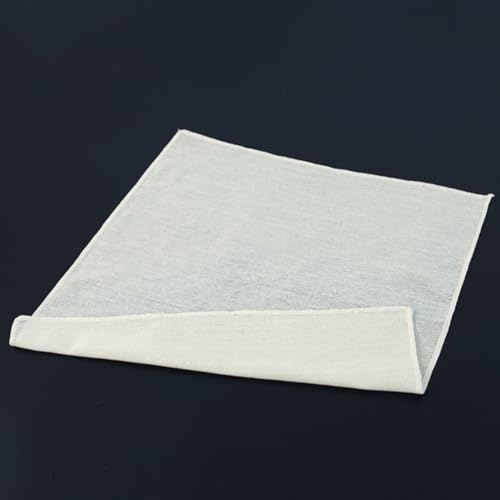 POPETPOP 10pcs Reusable Cotton Cheese Cloths for Straining and Cooking, 20x20 Inch Multipurpose Cheesecloth with Hemmed Edge, Washable and Sturdy Kitchen Supply for Butter, Fruit, and Nut