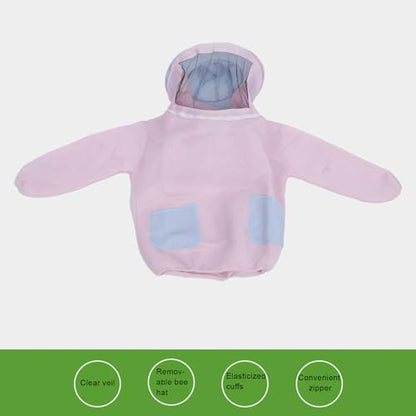 Aramox Beekeeping Jacket, Breathable Mesh Cotton, Prevent Stings with Veil, Comfortable Design for Women