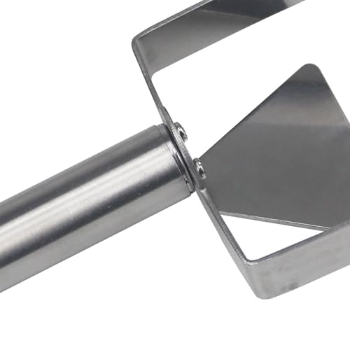 Stainless Steel Honeys Cutting Tool Reverse Hook Uncapping Fork with Ergonomic Handle Bees Hives Scraper Beekeeping Tool Beekeeper