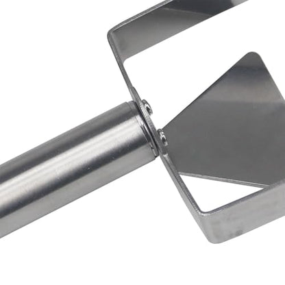 Stainless Steel Honeys Cutting Tool Reverse Hook Uncapping Fork with Ergonomic Handle Bees Hives Scraper Beekeeping Tool Beekeeper