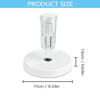 Artcome 10 PC Airtight 1 Gallon Fermentation Lid with Airlock - Transform Gallon Jar Into a Fermenter - Perfect for Pickles, Hard Kombucha, Beer, Wine, Cider - Gallon Lid with Econolock Airlock - size: 2 airlocks + lids