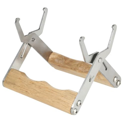 OSALADI 3pcs Beehive Frame Gripper Set for Beekeeping Ergonomic Wood and Metal Apiary Frame Holder Minimizing Disturbance During Hive Inspection