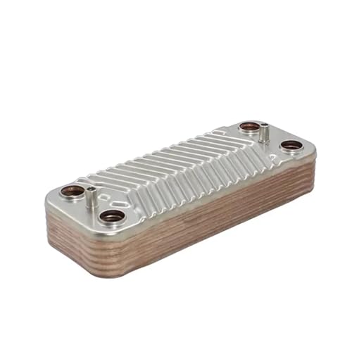 12 Plate Heat Exchanger Beer Wort Chiller Cooler 304 Stainless Steel for Cooling Counterflow Chiller Water Heating