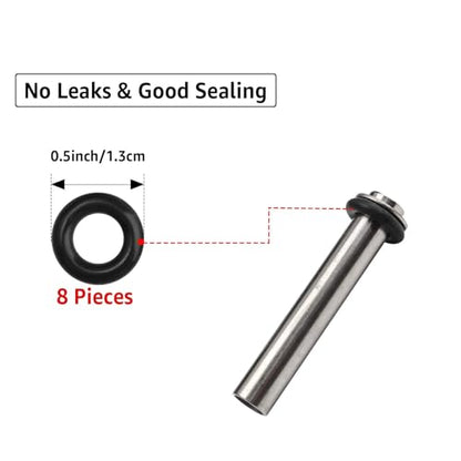 MRbrew Homebrew Gasket Set, 28 Pieces Corny Kegging Sealing O-Ring Replacement Beer Soda Washer Kit for Cornelius Keg Lid Ball Lock Keg Post Dip Tube with O-Ring Removal Tool