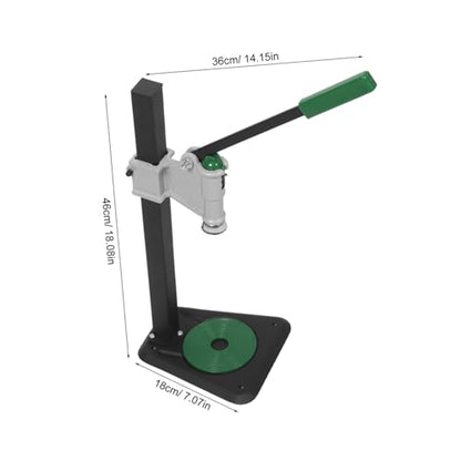 Manual Beer Bottle Capper Tool for 26mm/29mm Soda Caps with Adjustable Height 7.8"-18.3", Iron Construction, Detachable Design, and Stable Tabletop Base for Kitchen and Outdoor