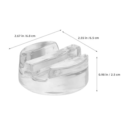 KICHOUSE 4pcs Fermentation Glass Weights: Fermenting Weights With Easy Grip Handles For Wide Mouth Mason Jars Pickling Jars Kit Sauerkraut Kimchi - color: Transparent