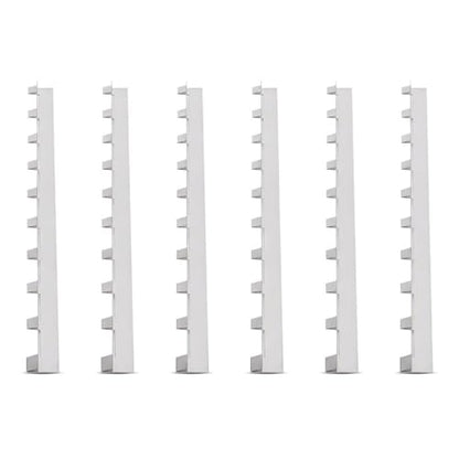 Beehive Frame Spacer Strips, Metal, Silver, 14.57 x 0.94 in, 6 Pcs | Silver finish, 14.57 x 0.94 in each, no extra tools required, for beehive box frame assembly