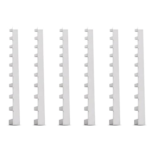 Beehive Frame Spacer Strips, Metal, Silver, 14.57 x 0.94 in, 6 Pcs | Silver finish, 14.57 x 0.94 in each, no extra tools required, for beehive box frame assembly