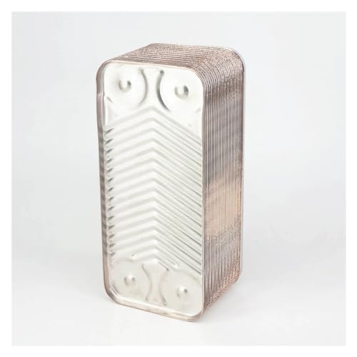Heat Exchanger, 24 Plates Heat Exchanger Beer Wort Chiller Cooler Stainless Steel for Homebrew Beer