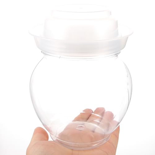 Cabilock Plastic Fermentation Jar 800ml Large Capacity Pickling Jar with Airtight Closure Food Storage Container for Kimchi Sauerkraut Vegetable Pickling