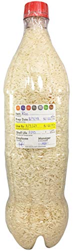 Universal Food Rotation Dissolvable Labels for Food Storage Use by Shelf Life Preparation 2 x 2 Inch, 500 Adhesive Stickers for Organization, Food Rotation, Meal Prep Stickers Dissolve in Water