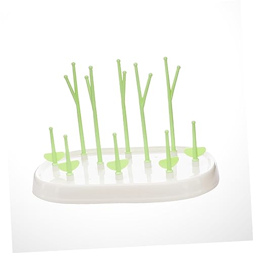 Tree-Shaped Baby Bottle Dryer Green Baby Bottle Drying Rack Easy to Clean Safe for Infants