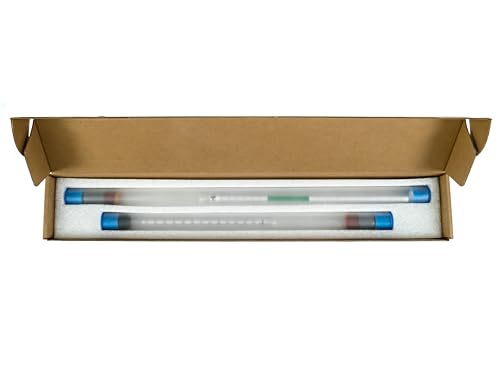 Hydrometers for Float Tanks – Measure Specific Gravity of Epsom Salt Solution Floatation Therapy MgSO4 – Dual Kit – Broad & Precision Range (1.15-1.35 & 1.24-1.30) Sensory Deprivation Rest