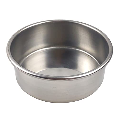 LABALPHA Lab Sieves Pan with Lid, 4'' Diameter, 304 Stainless Steel - size: pan+lid (4'')
