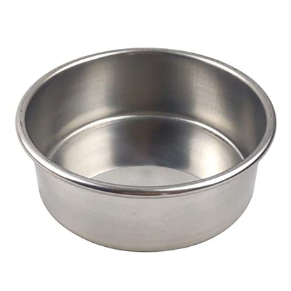 LABALPHA Lab Sieves Pan with Lid, 4'' Diameter, 304 Stainless Steel - size: pan+lid (4'')