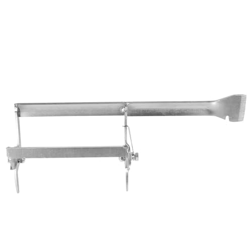 SHINEOFI Metal Beehive Frame Grip and Holder with Scraper Beekeeping Tool for Hive Management Sturdy Metal Gripper Tool for Beekeeping Supplies