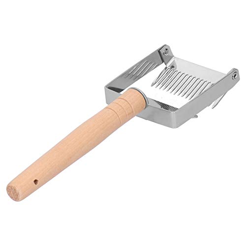 Honey Uncapping Fork Premium Uncapping Fork Honey Scraper with Wooden Handle Efficient Beekeeping Tool for Easy Wax Removal Stainless Steel Tip Lightweight Ergonomic Design