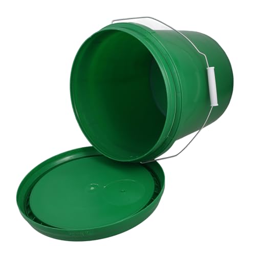 LABRIMP Plastic Fermentation Bucket Lid Food Grade Fermenting Pail for Home Brewing Wine and Beer Portable Fermenter for Wine