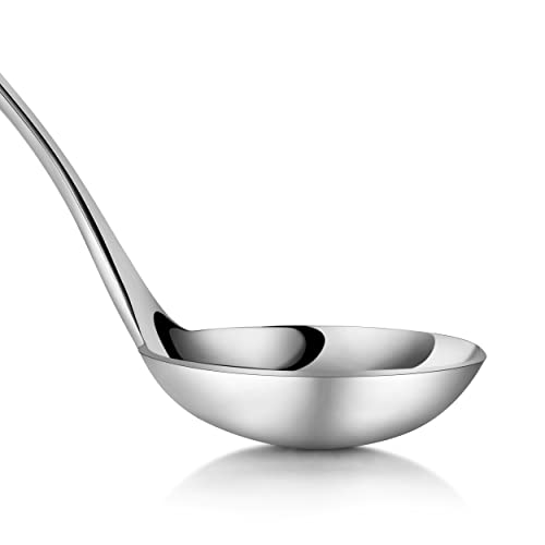 KEAWELL Austin Gravy Ladle, 18/10 Stainless Steel, 7.6 inch, Silver, Dishwasher Safe (1)