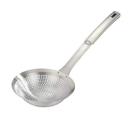 Skimmer Ladle Spoon 304 Stainless Steel Skimmer 14.5 ln for Cooking Frying Skimming Colander/Strainer Stainless Steel Kitchen Tools