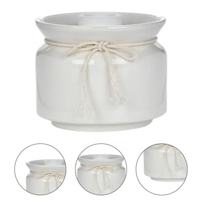 OSALADI Ceramic Pickle Jar Sealed Container 300ml Airtight Food Storage Crock Suitable for Sauerkraut and Kimchi Preservation
