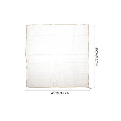 12 pcs Tofu Straining Cloth Reusable Cheesecloth Filter Kitchen Washable Muslin Tofu Nut Milk Cheese Making
