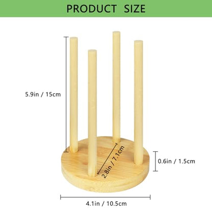 Artcome Glass Weights Organizer - Space Saving Compact Design - Fermentation Weights Holder - Efficient Organization of Kitchen Cabinets & Countertops to Minimize Clutter - Organize up to 4-5 weights - size: holder x 1pc