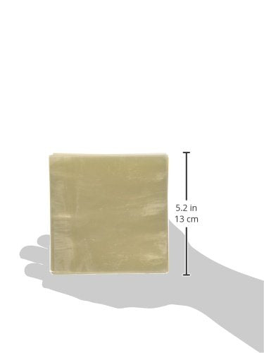 Oasis Supply Clear Caramel Colored Wrapper Sheets, Wrapping Paper for Candy, 5 x 5 Inches, Sheets (1 Pound, about 1000 sheets)