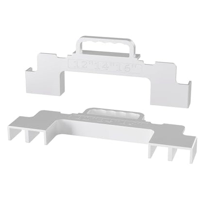 2 PCS Framing Tools, 12", 14"16" On Center Layout framing Spacing Tool, Cast Aluminum Layout Jig for Walls, Roofs, Floors, Ladders, Decks for Man.