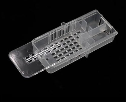 Queen Bee Cage 30Pcs Queen Bee Transport Cages Beekeeping Equipment Clear House Beehive White Transparent Cage for Beekeeping Supplies