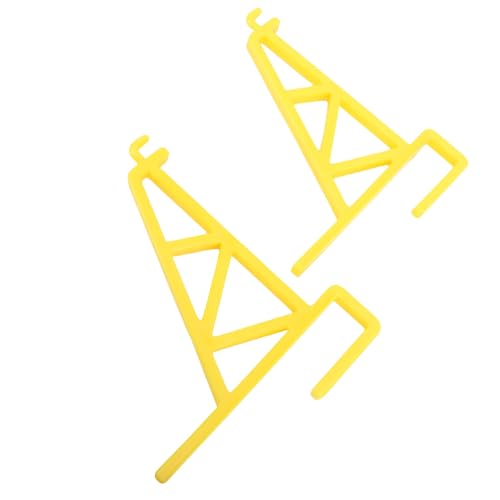 ANGGREK Beehive Frame Holder Grip, Beehive Inspection Bracket Lightweight Sturdy 10pcs for Honey Harvesting (Yellow) - color: Yellow