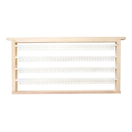 Beekeeping Queen Cell Cup Holder Frame Bar Set Double Row Royal Jelly Storage Strips for Beekeeping