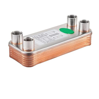 30 40 60 Plates Heat Exchanger Wort Chiller Stainless Steel Brewing Beer Cooler Counterflow Chiller Water Heating(60 Plates) - color: 60 Plates