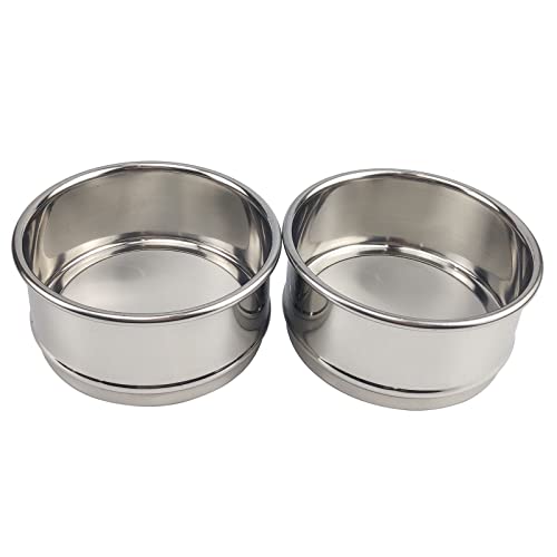 LABALPHA 2000 Mesh Lab Sieves, Test Sieve #2000 Mesh, 4'' Diameter, 304 Stainless Steel Wire Cloth (0.0065mm) - size: 2000 mesh (0.0065mm)