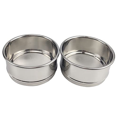 LABALPHA 2000 Mesh Lab Sieves, Test Sieve #2000 Mesh, 4'' Diameter, 304 Stainless Steel Wire Cloth (0.0065mm) - size: 2000 mesh (0.0065mm)