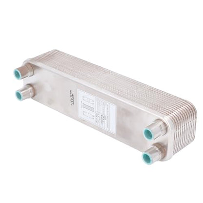 Plate Heat Exchanger Stainless Steel Brazed 4.5MPa for Wort Chiller and Water Cooling - Durable Copper Brazing, Compact Design, Ideal for Beer and Laboratory Use