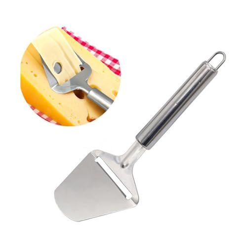 Stainless Steel Cheese Slicer for Block Cheese, Cheese Plane Cutter | No Wires to Replace • Smooth Cutting • Easy to Use • Ideal for Charcuterie Boards • Less Food Waste • Dishwasher Safe