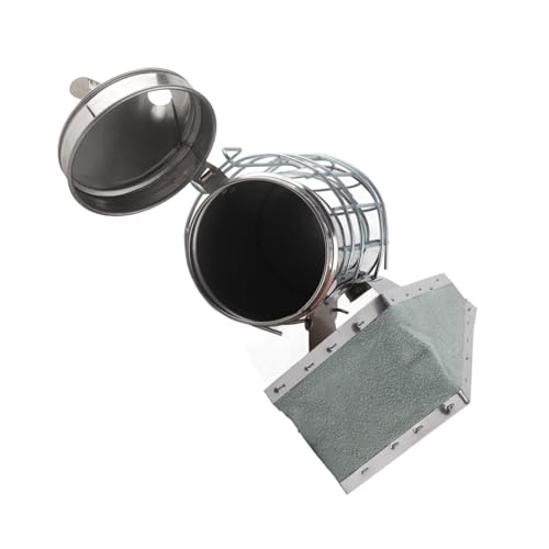 Honey Keeper Bee Hive Smoker, Bee Smoker Stainless Steel, Bee Hive Smoker with Heat Shielding Suitable for Air Flow and Heat Protection