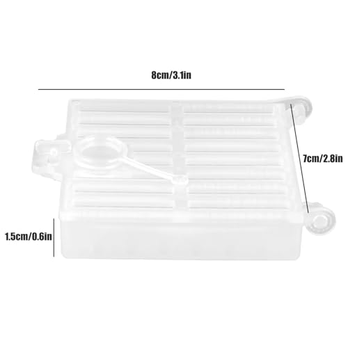 Queen Bee Cage 10Pcs Queen Bee Catcher Cage Plastic Rearing Transport Tool Beekeeping Accessory for Beekeeping Supplies
