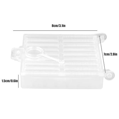Queen Bee Cage 10Pcs Queen Bee Catcher Cage Plastic Rearing Transport Tool Beekeeping Accessory for Beekeeping Supplies