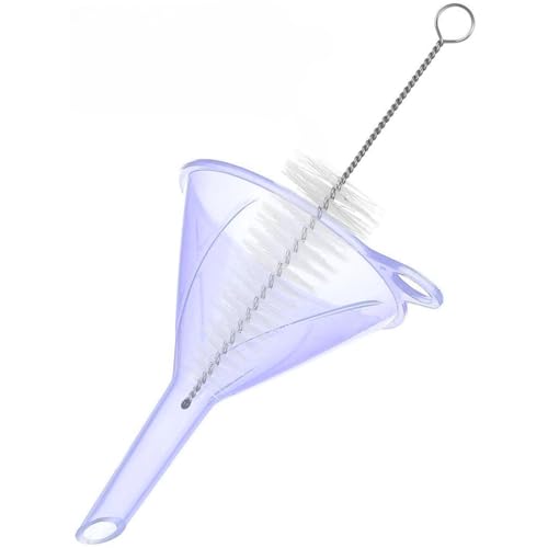 Mini Funnel Small Plastic Funnel 5-Pack for Lab Bottles, Sand Art, Perfumes, Spices, Powder, Essential Oils, Recreational Activities Kitchen Food Grade